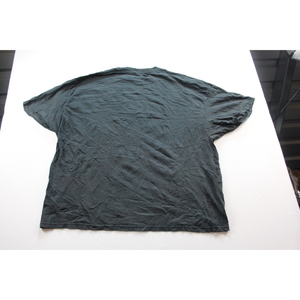 Champion T-Shirt Mens XXL Black Excellent Crew Neck Short Sleeve Logo Basic - Picture 2 of 8